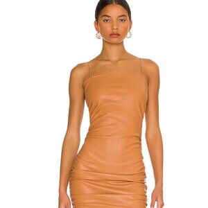 Superdown Nicola Ruched Midi Dress